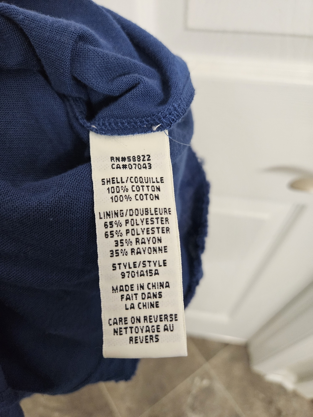 Max Studio Women's Navy Textured A-Line Skirt 100% Cotton Small - Picture 13 of 13